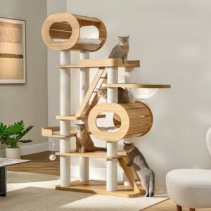 Multi-Level Sisal Cat Scratching Tree Tower