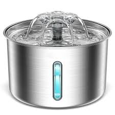 Stainless Steel Pet Water Fountain 3L