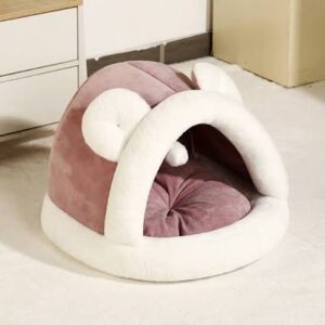 Self-Warming Thermal Pet Cave Bed