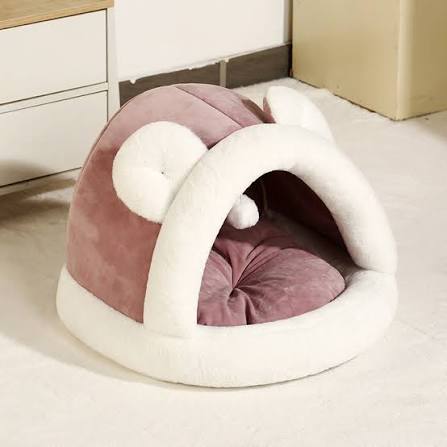 Self-Warming Thermal Pet Cave Bed